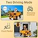 12V Ride On Dump Truck Kids Ride On Car for Kids, Battery Powered Electric Car with Remote Control, Electric Dump Bed, Wear-Resistant Tires, 4 Wheels Tractor Ride On Toys, Yellow