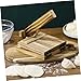 PHENOFICE Wooden Dumpling Skin Mold Ravioli Mold Simple Dough Presser for Kitchen