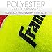 Franklin Sports Starter + Beginner Pressureless Tennis Balls - Great for Training + Practice - Low Bounce Tennis Balls for All Court Surfaces - Red - 3 Pack