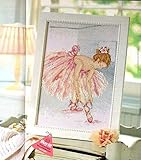Zamtac 14CT Cross Stitch Kit Ballerina Ballet Girl Dancer
