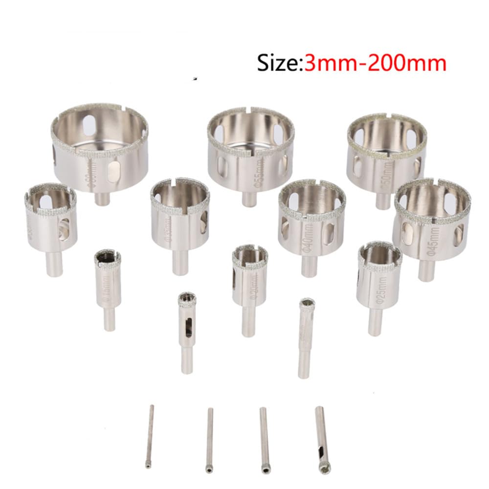 Wiertło diamentowe, Wiertła otworowe ze szkła powlekanego diamentem 3-200 mm do płytek ceramicznych z marmuru(180mm)