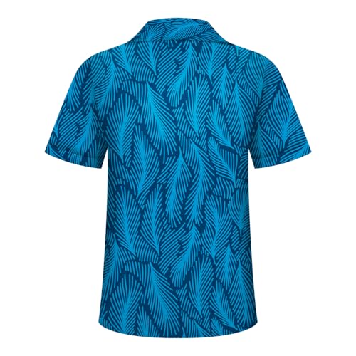 Image of Hawaiian Shirt for Men Tropical Shirts Summer Beach Button Down Short Sleeve Luau Aloha Floral Cruise Vacation Outfit 2026