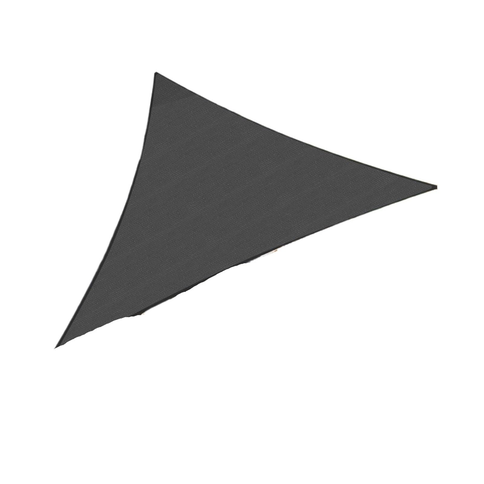 Voile d'ombrage triangulaire pour protéger la terrasse de la chaleur d'été