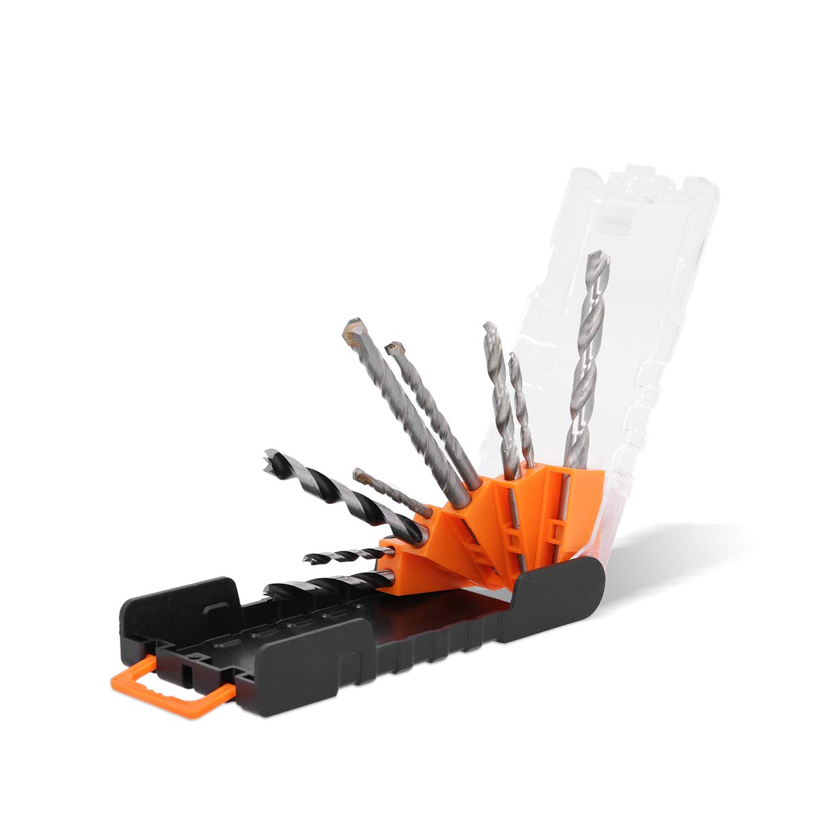 Wellcut - Set di 9 punte da trapano combinate, in valigetta