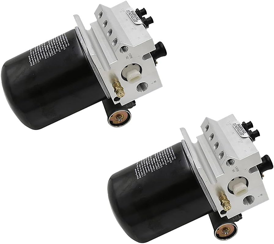 Mytee Products 2 Pack 5004050 Air Dryer AD 12V Compatible with Meritor Wabco 1200 Series R955205 065691 4324130010 R955205NX R955205X SRWABK118 800383