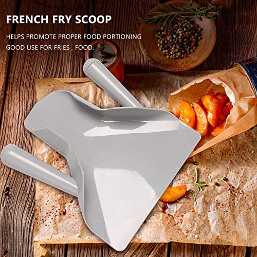 Wanjorlay Plastic Chip Shovel for Fries Shovel Charger Shovel Packaging Shovel Funnel Pop Corn Quick Recovery Double Handle - Image 5