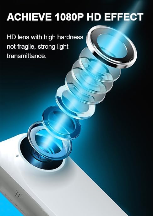 Image of HD 1080P Cat Camera Collar with Video Record Wireless Mini Sport Cam,Small Action Cameras,Body Camera for Pet Supplies /Stuff,Outdoor /Inoor Birthday Gift No WiFi