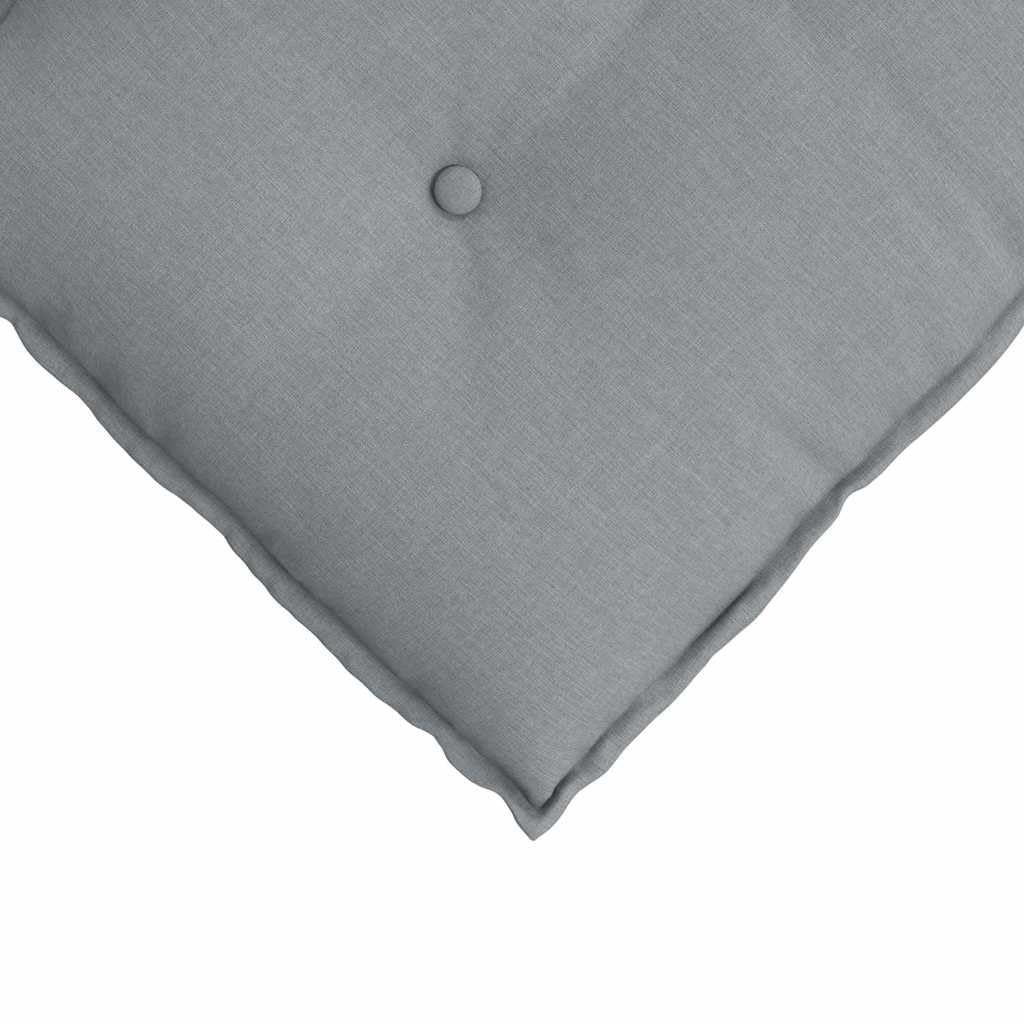Cojín de espalda genérico gris claro, 200 x 19 x 50 cm, cojín lumbar para oficina y sala de estar, tejido suave con relleno de poliéster y cierre de cremallera, soporte moderno para lectura