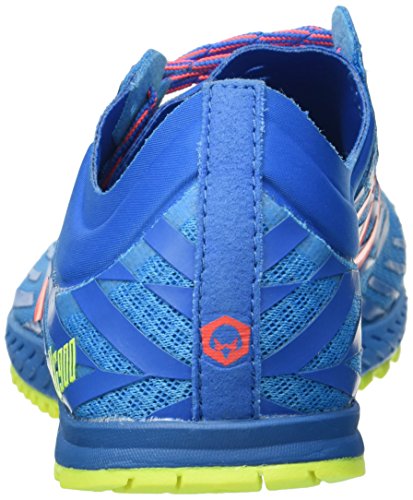 New Balance Cross Country 900 V4 Spike Tênis de corrida feminino, Azul brilhante/amarelo, 5.5