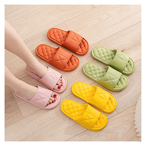Beach Sandals Fashion Personality Sandals Hard to Bear Ladies Indoor Home Slippers Outdoor Lightweight External Wear Sandals Couple Outer Slippers(Light Grey,42-43)2