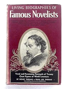 Hardcover Living biographies of famous novelists, Book