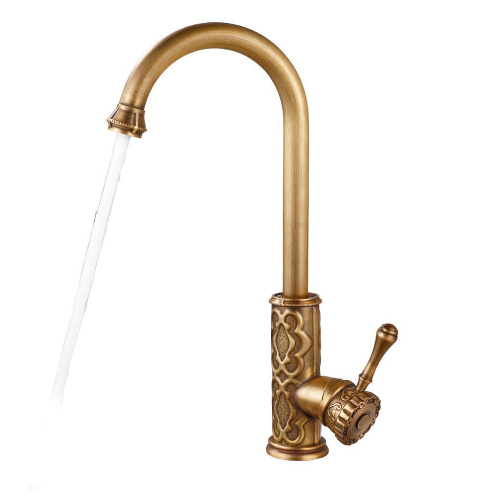 Robinet évier rotatif 360 mitigeur cuisine eau chaude froide - 8