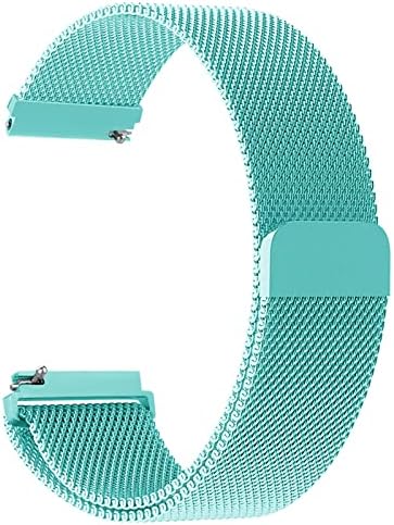 20mm Quick Release Watch Band Metal Strap for Samsung Galaxy Watch 5 4 3 40mm 41mm 42mm 44mm 45mm 46mm Magnetic Mesh Watch Band for Amazfit Bip U Pro/GTS for Galaxy Watch Active 2/Active,SKy blue