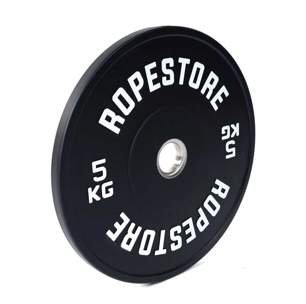 Anilha Olímpica Bumper Preta Peso:5kg