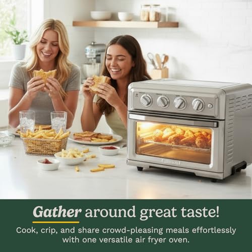 Cuisinart Air Fryer + Convection Toaster Oven, 7-in-1 Oven with Bake, Grill, Broil & Warm Options, 6-Slice Capacity, 1800 Watts, Stainless Steel (TOA-60C) by Cuisinart - Image 8