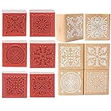 ✅【Design-Merkmale】Vintage-Stil Blume Muster Design, sehr schön und attraktiv. Fügen Sie Ihrer Arbeit Spaß und Schönheit hinzu. Größe: über 4cm(Height) * 4cm(Länge) * 2cm( Breite).