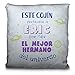 Cojines con Frases. Regalos Personalizados Originales. Impresión 100% por Las Dos Caras. Relleno Incluido. Varios tamaños. Universo Morado