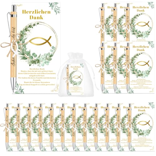 Sunwuun 20 Stück Gastgeschenk Konfirmation,Dankeschön Geschenke Klein,Segenskarten,Kugelschreiber,Organzabeutel,Kommunionsfischdekorationen und Hanfseile,Schön Dass du da Bist Sunwuun 20 Stück Gastgeschenk Konfirmation,Dankeschön Geschenke Klein,Segenskarten,Kugelschreiber,Organzabeutel,Kommunionsfischdekorationen und Hanfseile,Schön Dass du da Bist