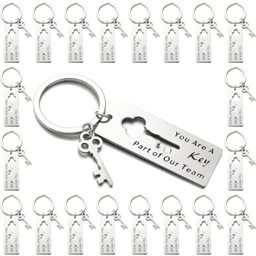 PHAETON 20PCS Employee Appreciation Keychain Gifts Set - Coworker &