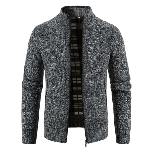 Pull en tricot épais homme col montant isolant pour un confort thermique optimal