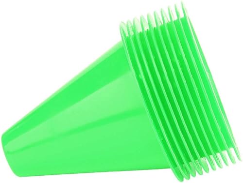 Miniatura 2 de 10pcs Conos de Fútbol Entrenamiento Conos de Tráfico para Entrenamiento Fútbol (Verde)