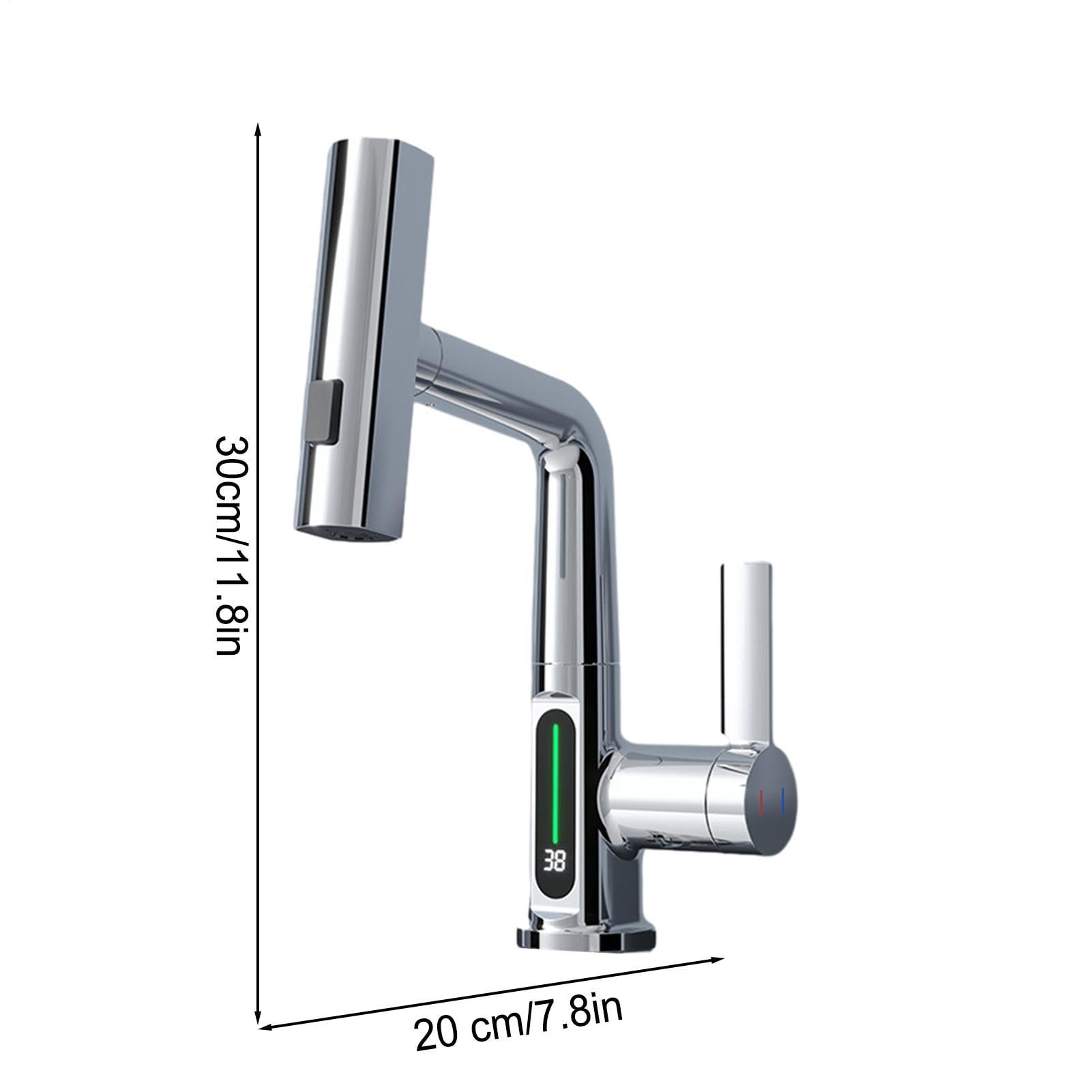 Para Fregadero De Cocina Grifo De Cocina Inteligente Con Extensión