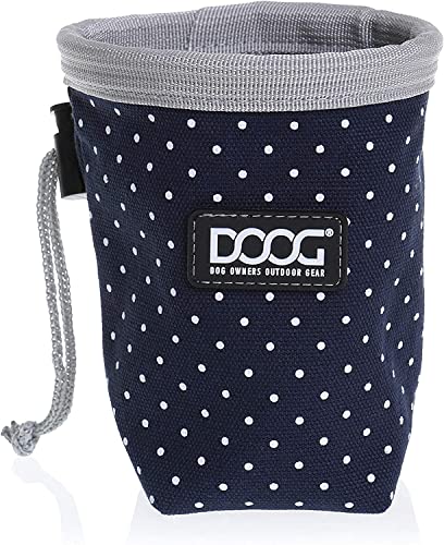 DOOG's Dog Treat Pouch for Pet Training | Clip Waist Belt | Drawstring Closure Dog Hands-Free Training Waist Bag |Dog Treat Carrier Holder (Stella)