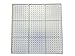 WallPeg Pegboard Panels Tuff Poly-propelene with 1/4