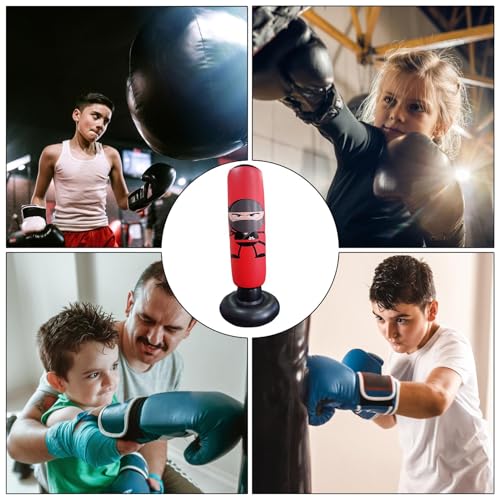 Sac de boxe gonflable stable pour s'amuser dans le jardin