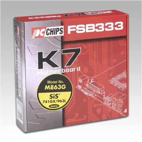 Pcchips M863G - Motherboard - Micro Atx - Socket A - Sis741Gx - Ethernet - Onboard Graphics #TOP3