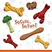 Nylabone Cheese Bone Power Chew Toy for Dogs, Cute Dog Toys for Aggressive Chewers, Cheese Flavor, Medium Dogs - Up to 35 lbs, 1 Count