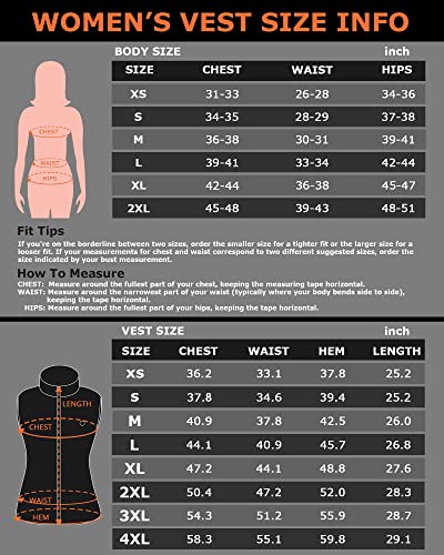 Venustas Women's Fleece Heated Vest With Battery Pack 7.4V, Lightweight Insulated Electric Vest #TOP5