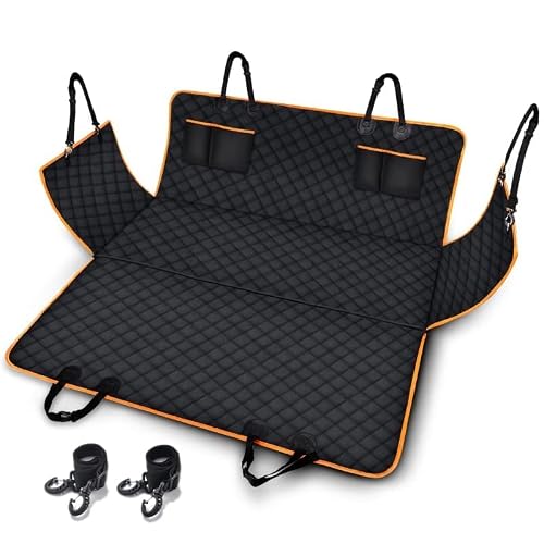 Solar Garden Dog Car Seat Cover for Back Seat Waterproof Dog Hammock for Car Travel Durable and Scratchproof Back Seat Cover