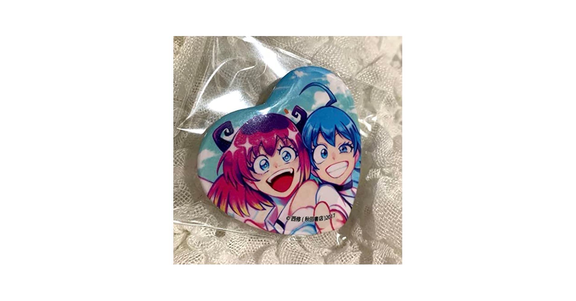 魔入りました入間くん 魔入間 ハート缶バッジ C99　入間　イルミ　クロム 魔入りました！入間くん」トレーディングキラキラハート缶バッジ