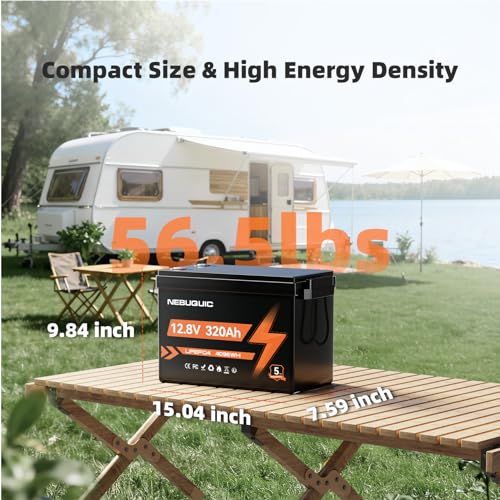 Image of 12V 960Ah(3 Pack 12V 320Ah) LiFePO4 Lithium Battery, 36V 320Ah Lithium Batteries with 200A BMS, EV Grade A+ Battery Cells, Low-Temp Protection, Deep Cycle Battery for RV, Truck, Kayak, Solar, Camper