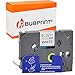 Produktbild Bubprint Schriftband kompatibel als Ersatz für Brother TZE-221 TZE 221 für P-Touch 1280 2430PC 2730VP 3600 9500PC 9700PC D400VP D600VP H100LB H105 P700 P750W 9MM Schwarz auf Weiss