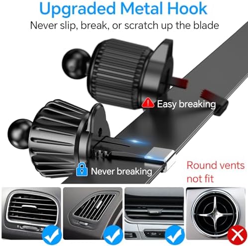 for iPhone Magsafe car Mount,【20 Strong Magnets 】Magnetic Phone Holder for Car Dashboard【 360° Rotation 】Hands Free Mag Safe Phone Mount for Car Dash Fit iPhone 15 14 13 12 Pro Max Plus MagSafe Case 5