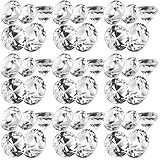 ROMISBABA 500 Klare Acryl Diamanten in Diamantform als Elegante Tischdekoration und Vasefüllung für Büro und Weihnachtsabend Schimmernd und Charmant