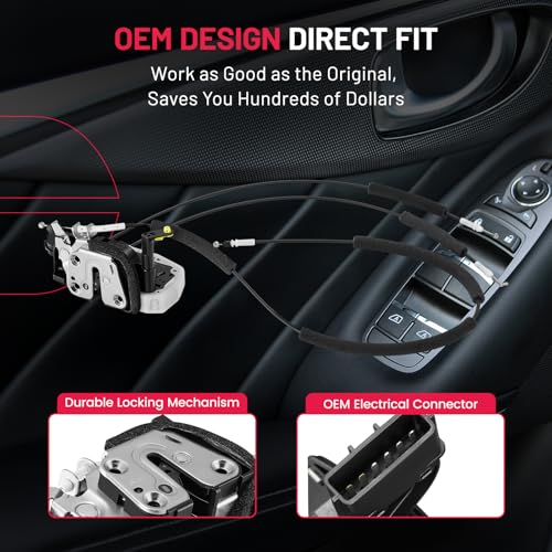 Image of SYERAL Door Lock Actuator Motor Compatible with Nissan Juke 2011-2017 Replacement for 80501-1KM1A, 805011KM1A, 80501-1KM0A, 805011KM0A - Front Left Driver Side