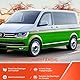 GEARMONSTER Windabweiser kompatibel mit VW T5 T6 2003-2024 Autofenster Regenschutz Regenabweiser Integrierte Deflektoren Integrierter Windabweiser, 2 Stück, Schwarz