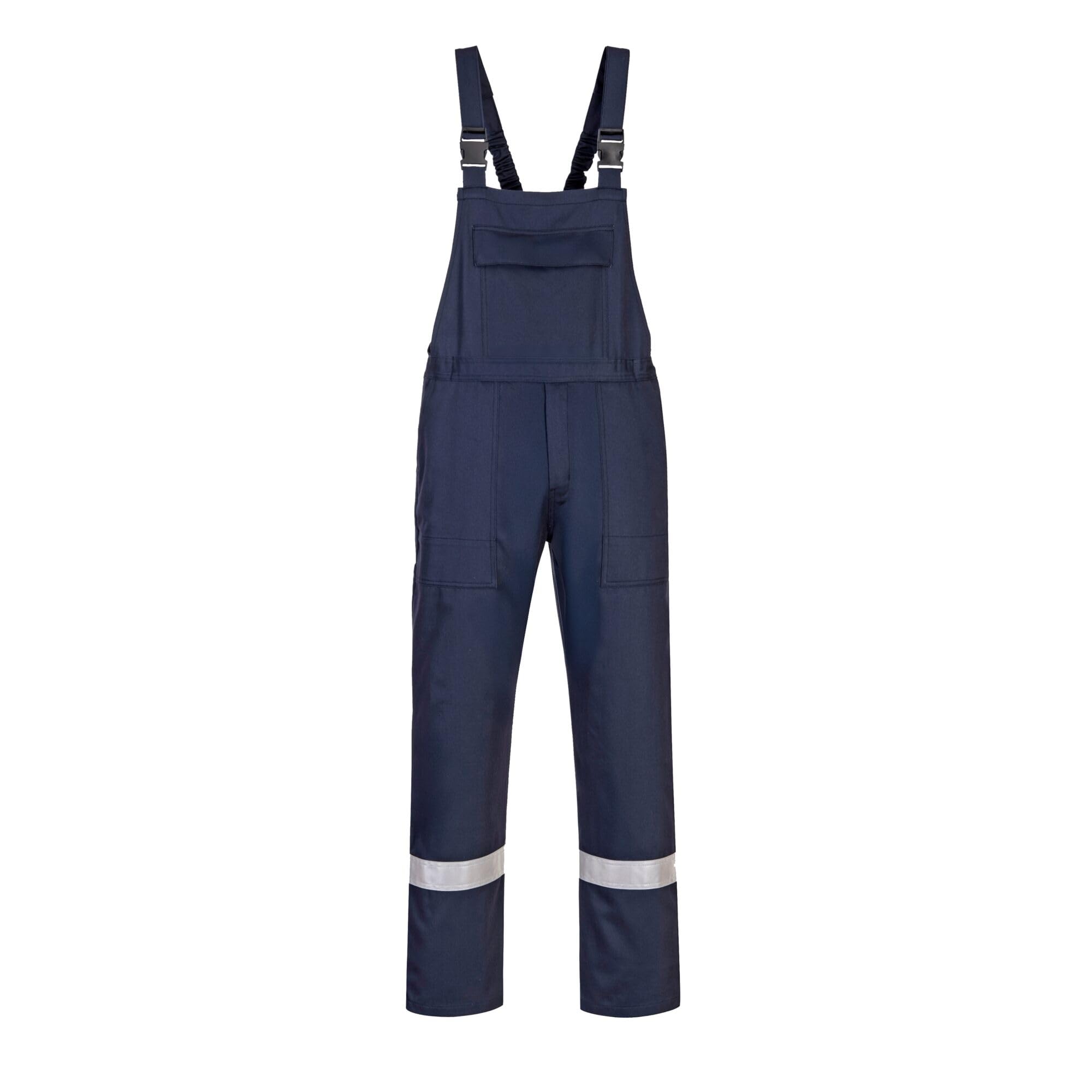 Portwest BZ17 Bizweld Work FR Bib and Brace Rule Pocket Machine Washable