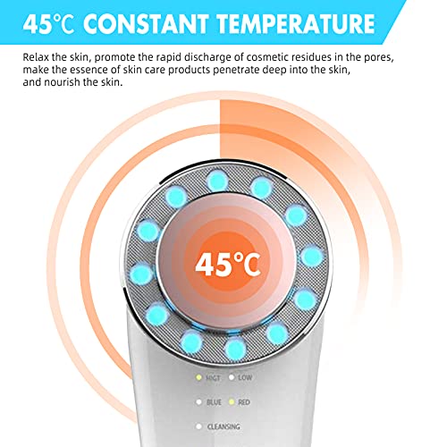 Face Machine,Facial Massager,7 in 1 Face Cleaner Lifting Machine,High Frequency Facial Machine for Promote Face Cream Absorption,Face Tightening Machine for Skin Firming/Wrinkles Skin Care Tools