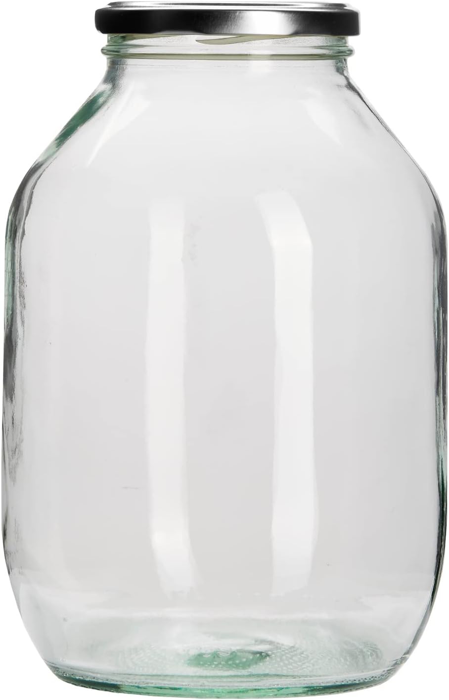 Half Gallon Pickle Jar with Silver Twist Off Lid - (Choice of Lid Colours)