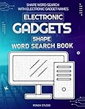 Electronic Gadgets Shape Word Search Book: Device Name-Themed Shaped Puzzle Book