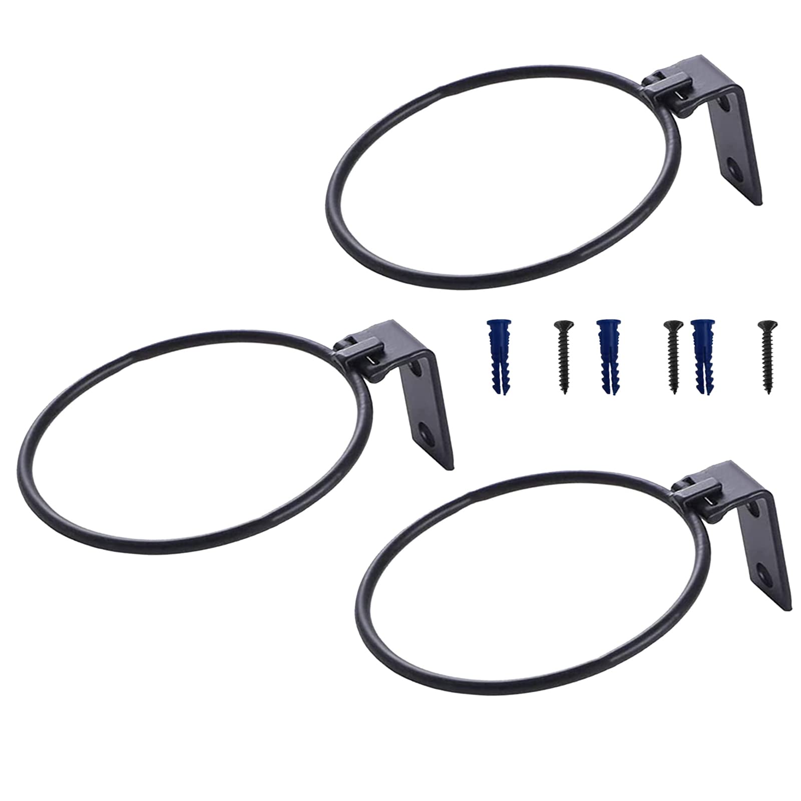 MODUDY 3 piezas de metal plegable para macetas de metal, soporte para macetas de pared, soporte para macetas, soporte para macetas de pared, soporte para macetas de pared, 12 cm