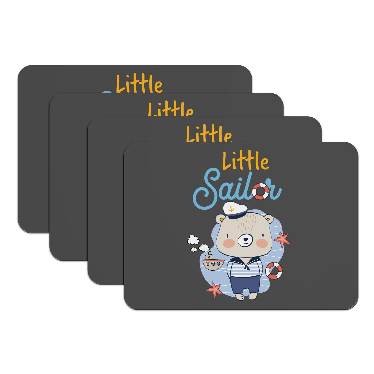 Set de table grand format 39,5x28,5 cm motif Little Sailor