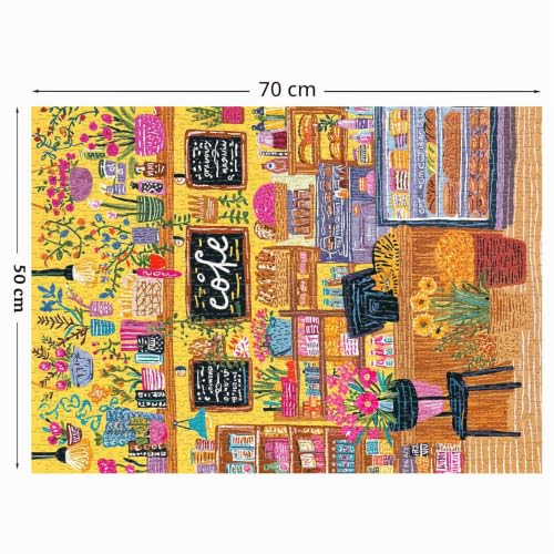 TangComplete Puzzle 1000 Teile für Erwachsene und Kinder, Impossible Game, Puzzles-Geschenk, Clevere Rätsel, Puzzles Farbenfrohes… – Ansicht 2