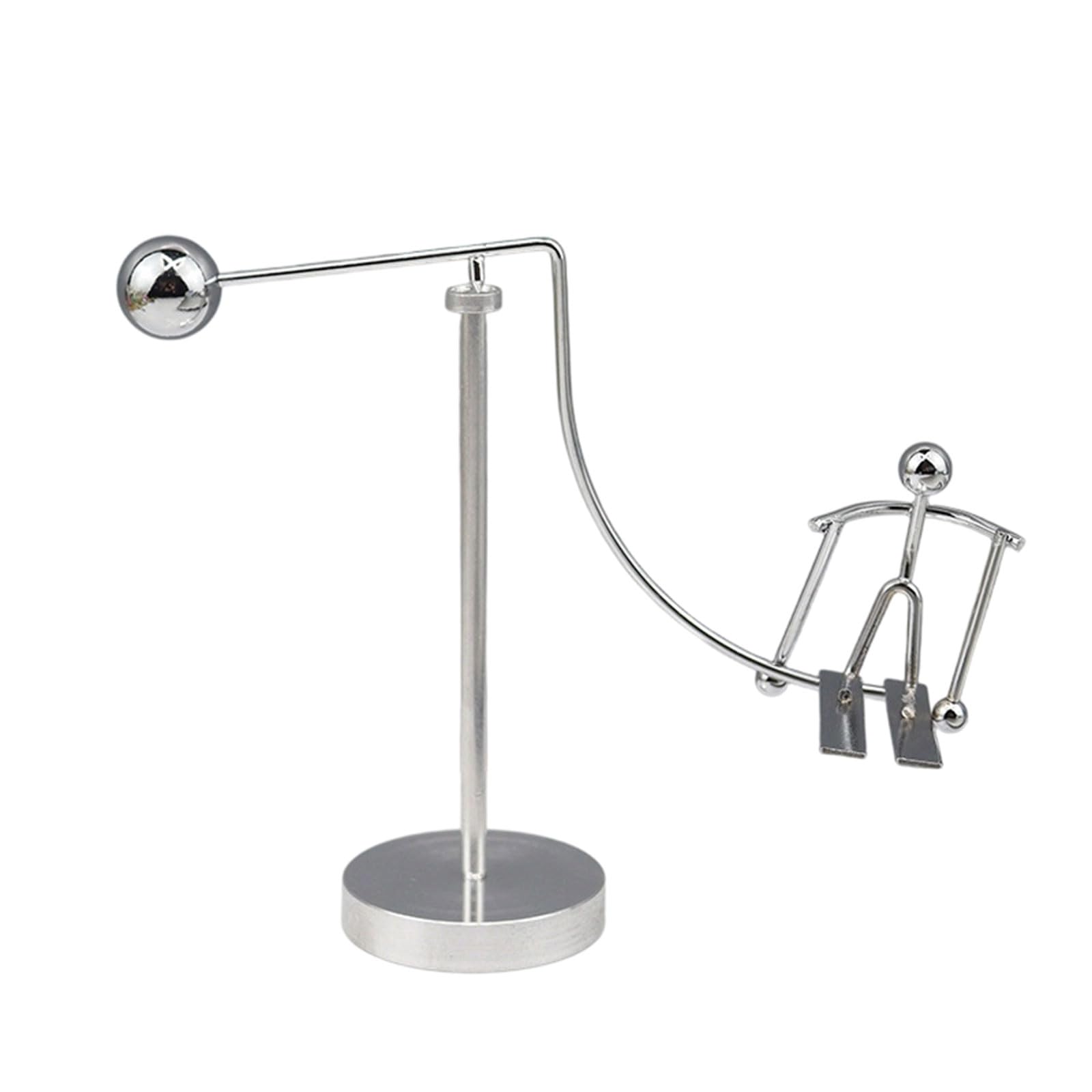Osniyaw B Kinetics Art Alance Toy Decompression Science Psychology Home Office Desk Decoration Metal Physics Alance Cup Metal Sculpture Drinking Cup Toy Kinetics