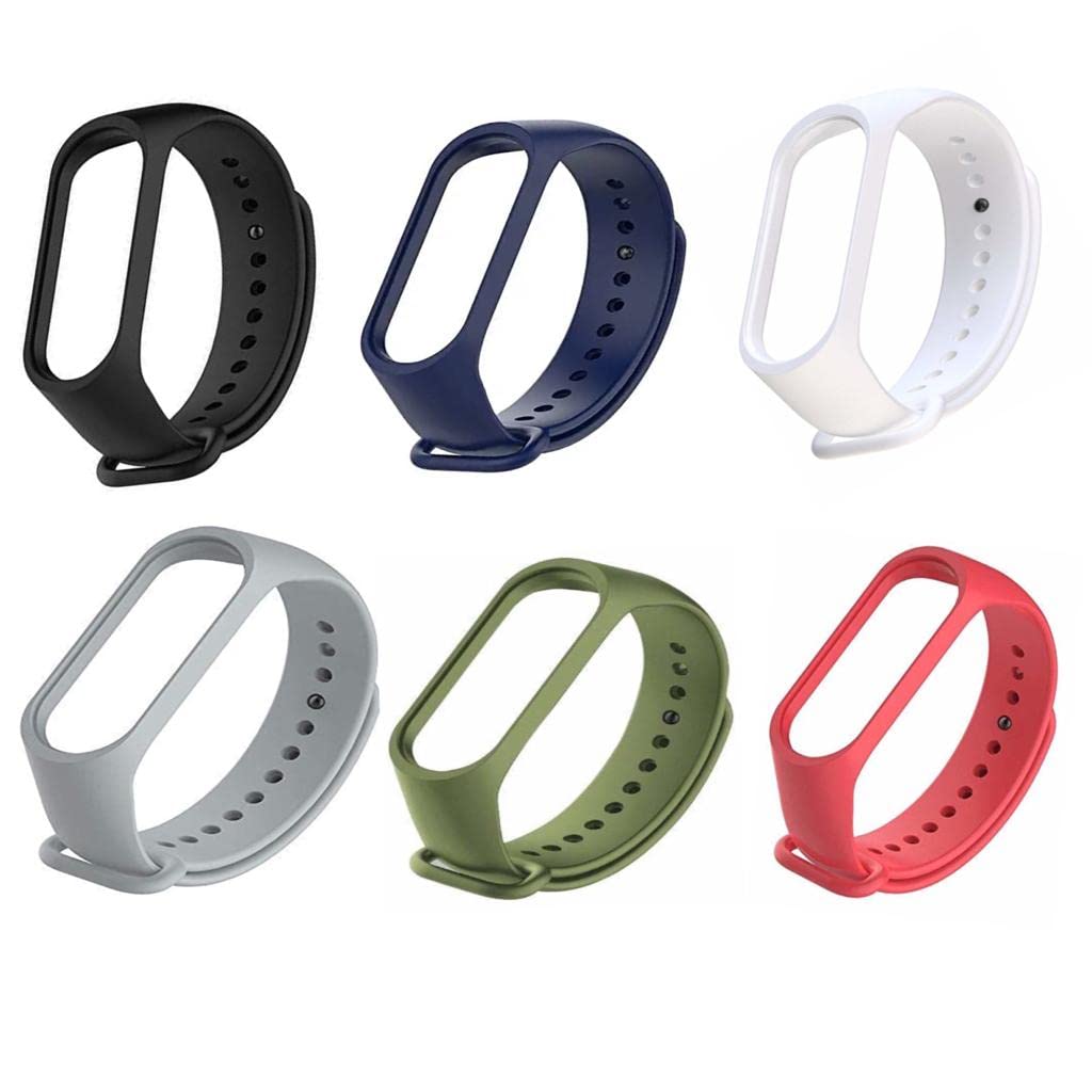 INEFABLE Mi Band 3 and 4 Straps Original for Mi Band M3 and M4 Wristband Strap Soft Silicone Adjustable Band Strap — Amazon image 11