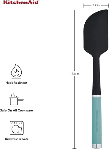 Miniatura 3 de KitchenAid Espátula raspadora clásica, cielo aguamarina